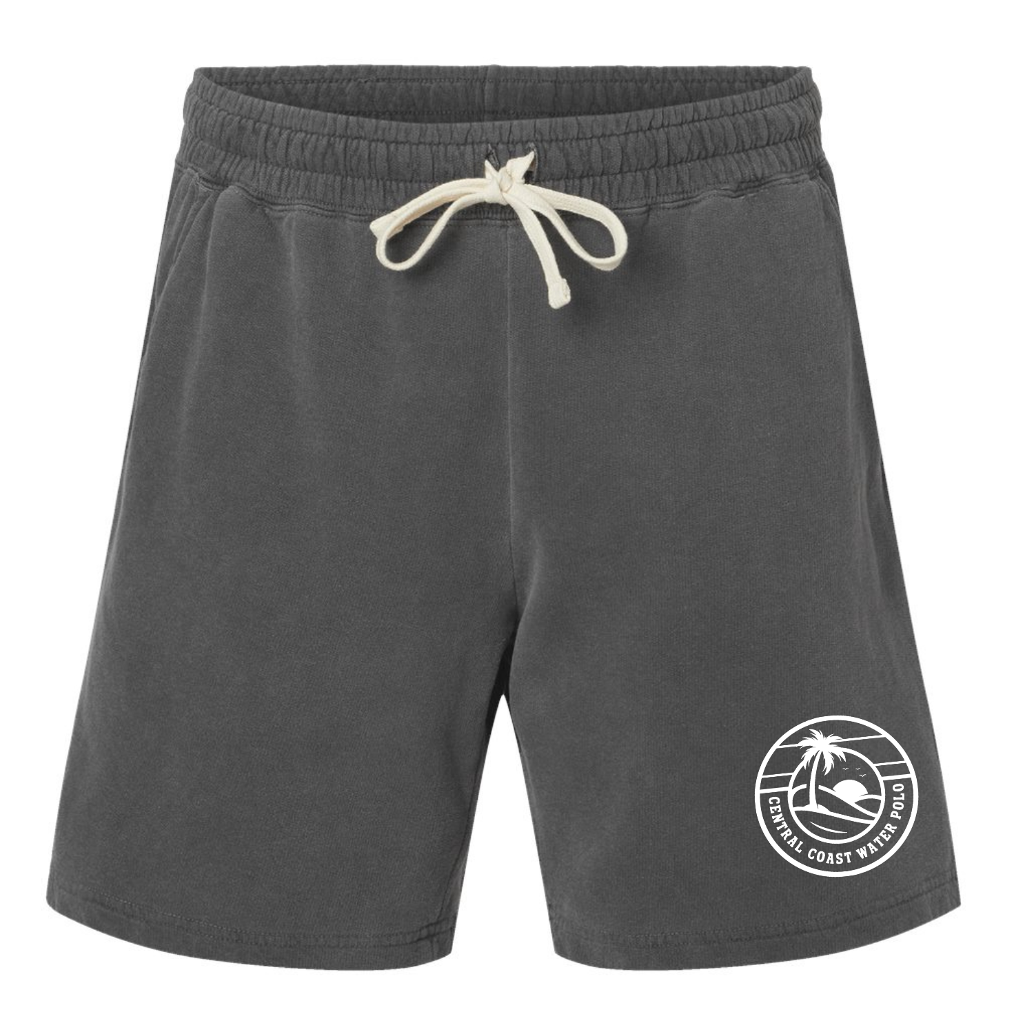 Men's CCWP Circle Logo(white) Shorts - Charcoal
