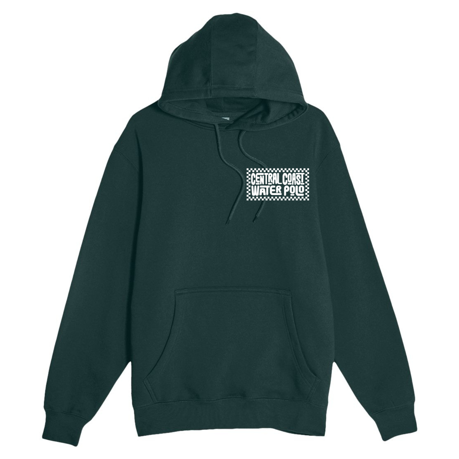 CCWP Checker Logo Hoodie - Sport Green