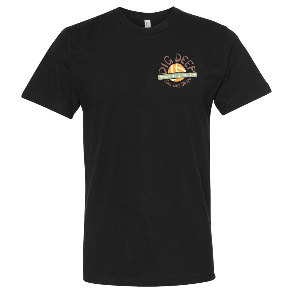 Dig Deep Circle Logo T-Shirt - Black