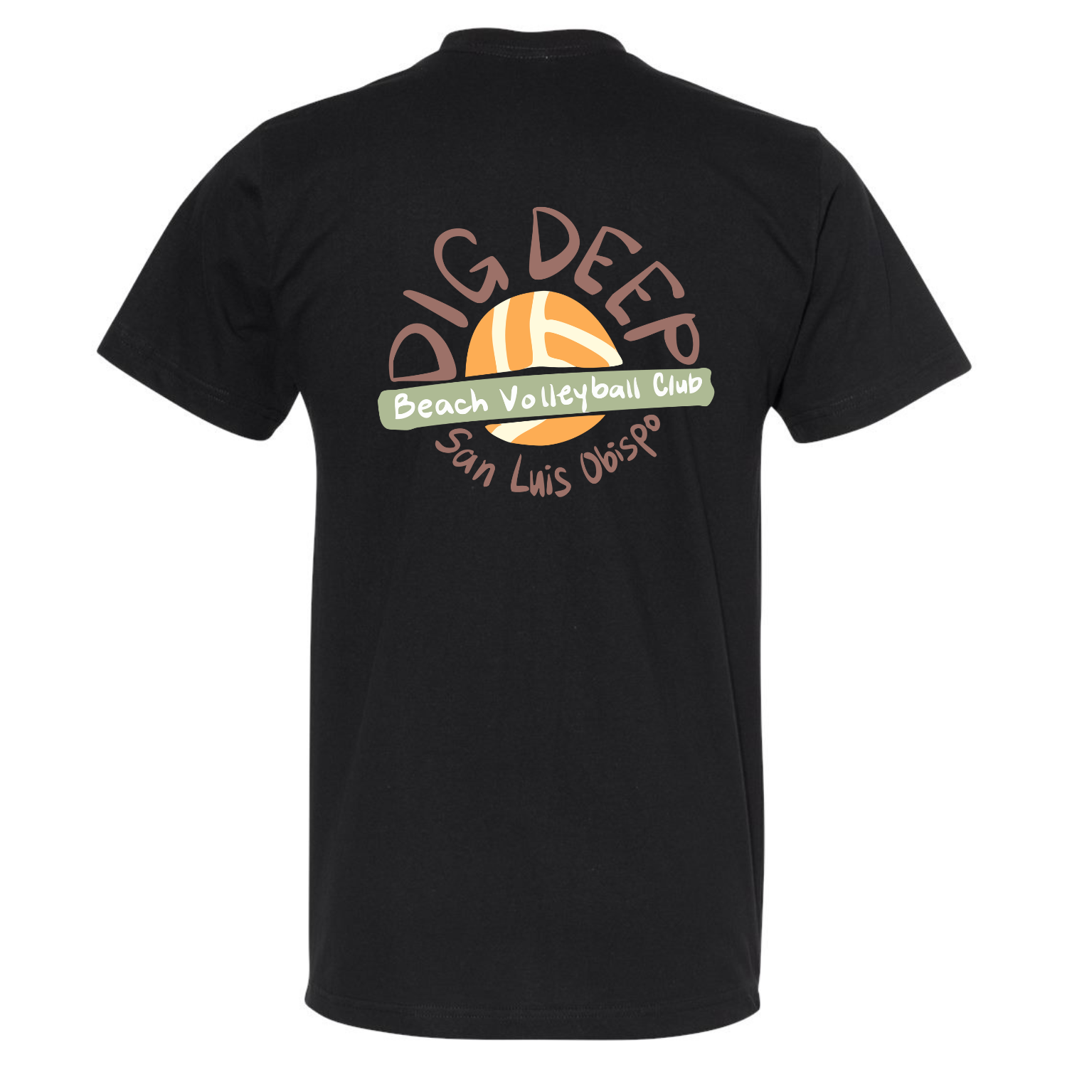 Dig Deep Circle Logo T-Shirt - Black