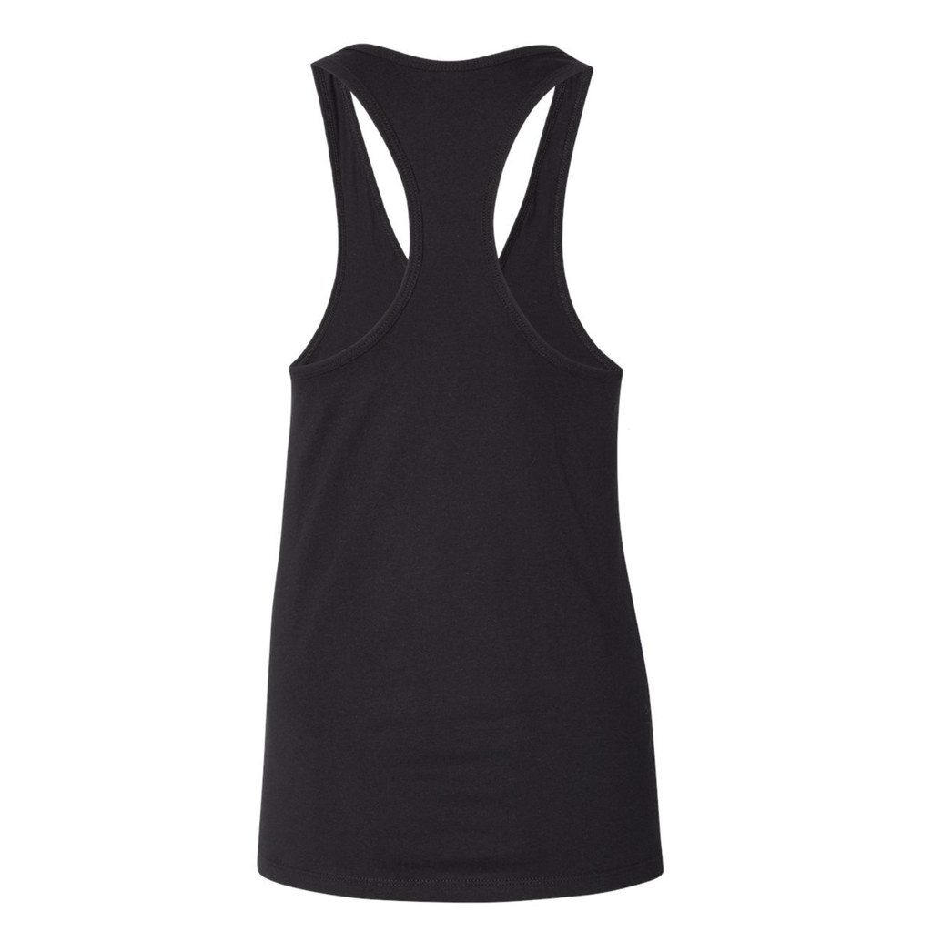 Dig Deep Volleyball Circle Logo T-Back Tank - Black