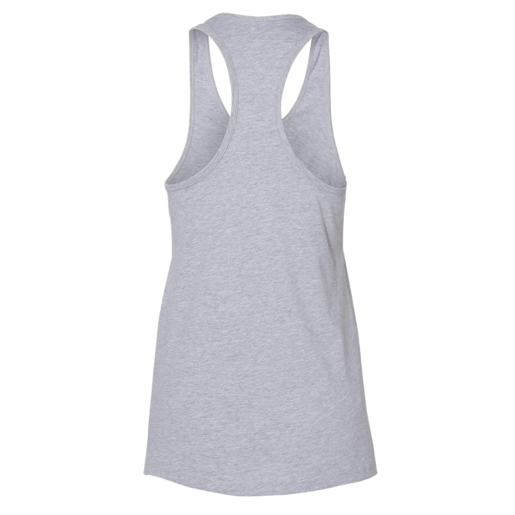 Dig Deep Volleyball Circle Logo T-Back Tank - Athletic Grey