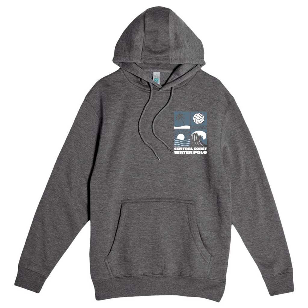 CCWP Four Square Logo Hoodie - Charcoal Grey