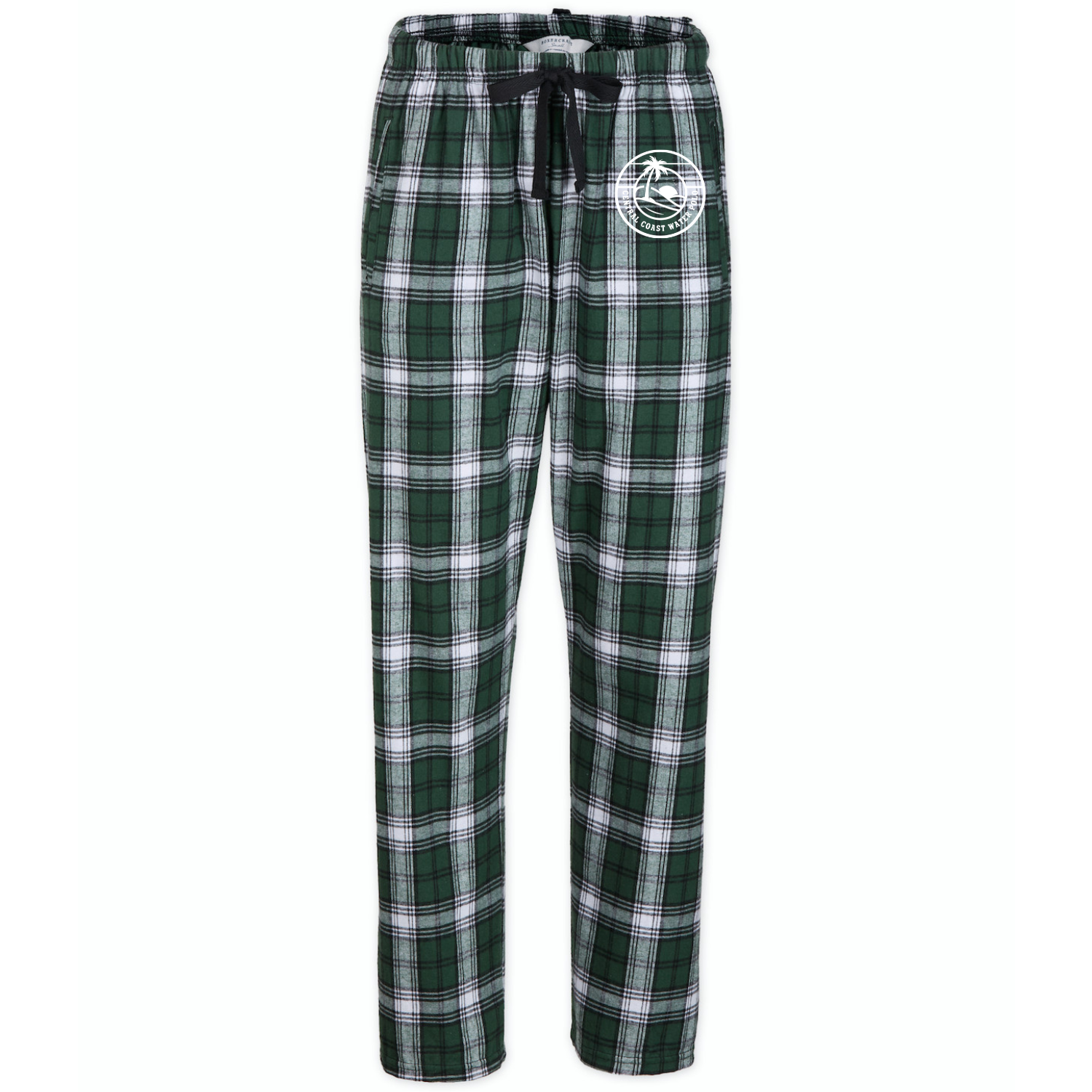 Women's CCWP Circle Logo Plaid Flannel Pants - Green/Wt/Black