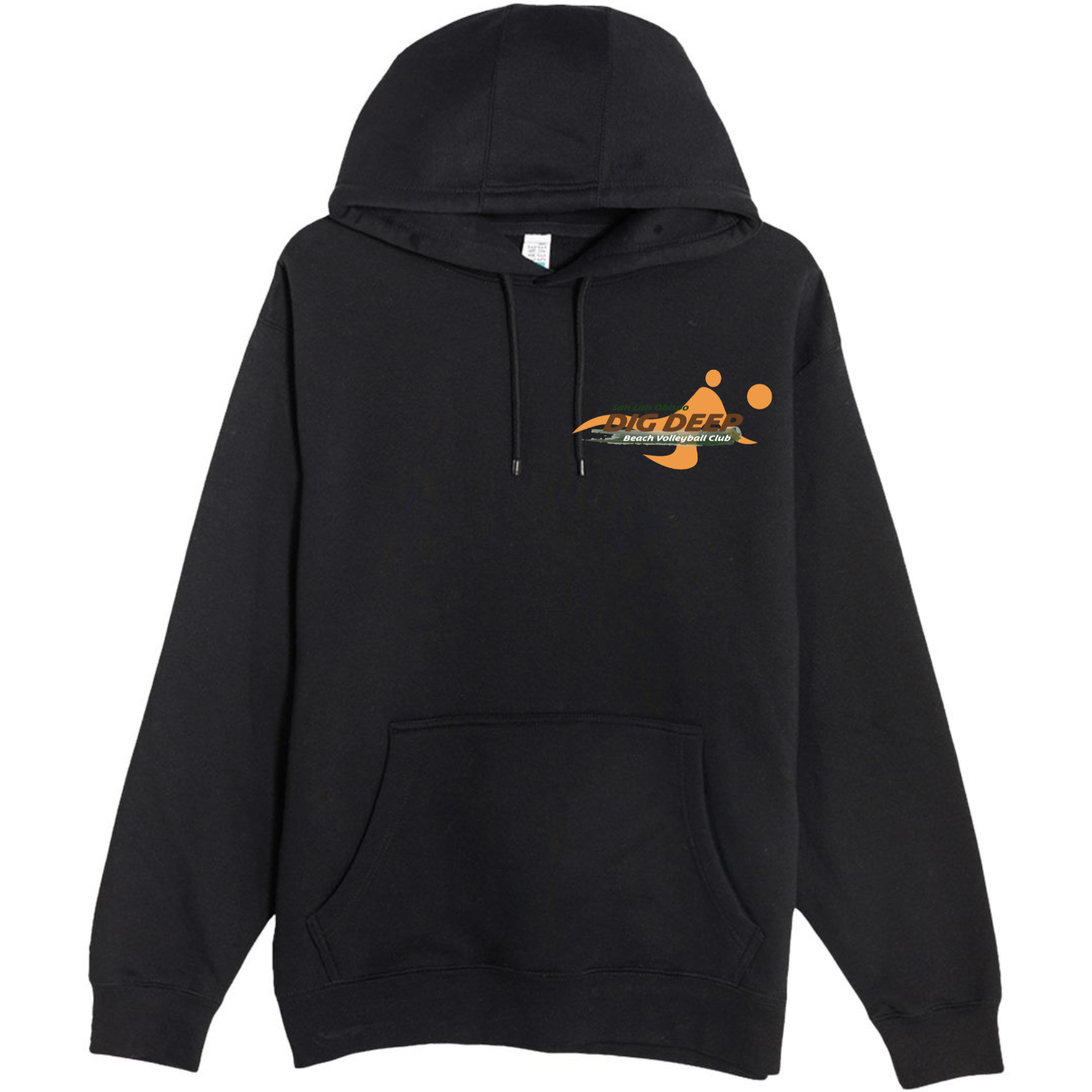 Dig Deep Logo Hoodie - Black