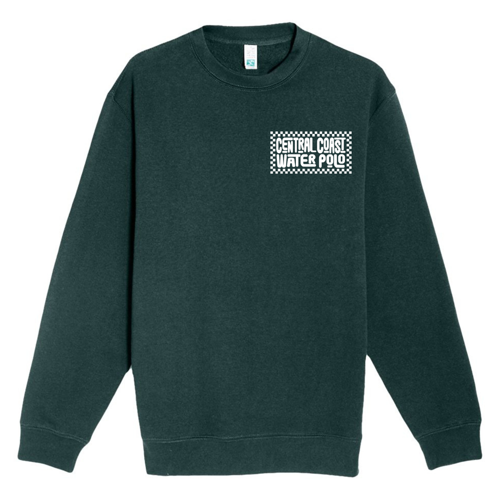 CCWP Checker Logo Crewneck - Sport Green