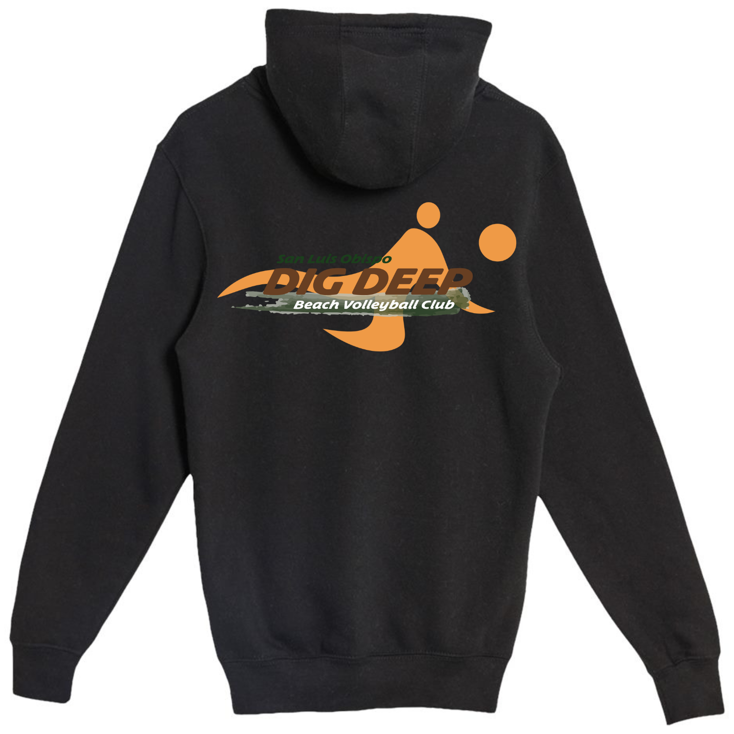 Dig Deep Logo Hoodie - Black