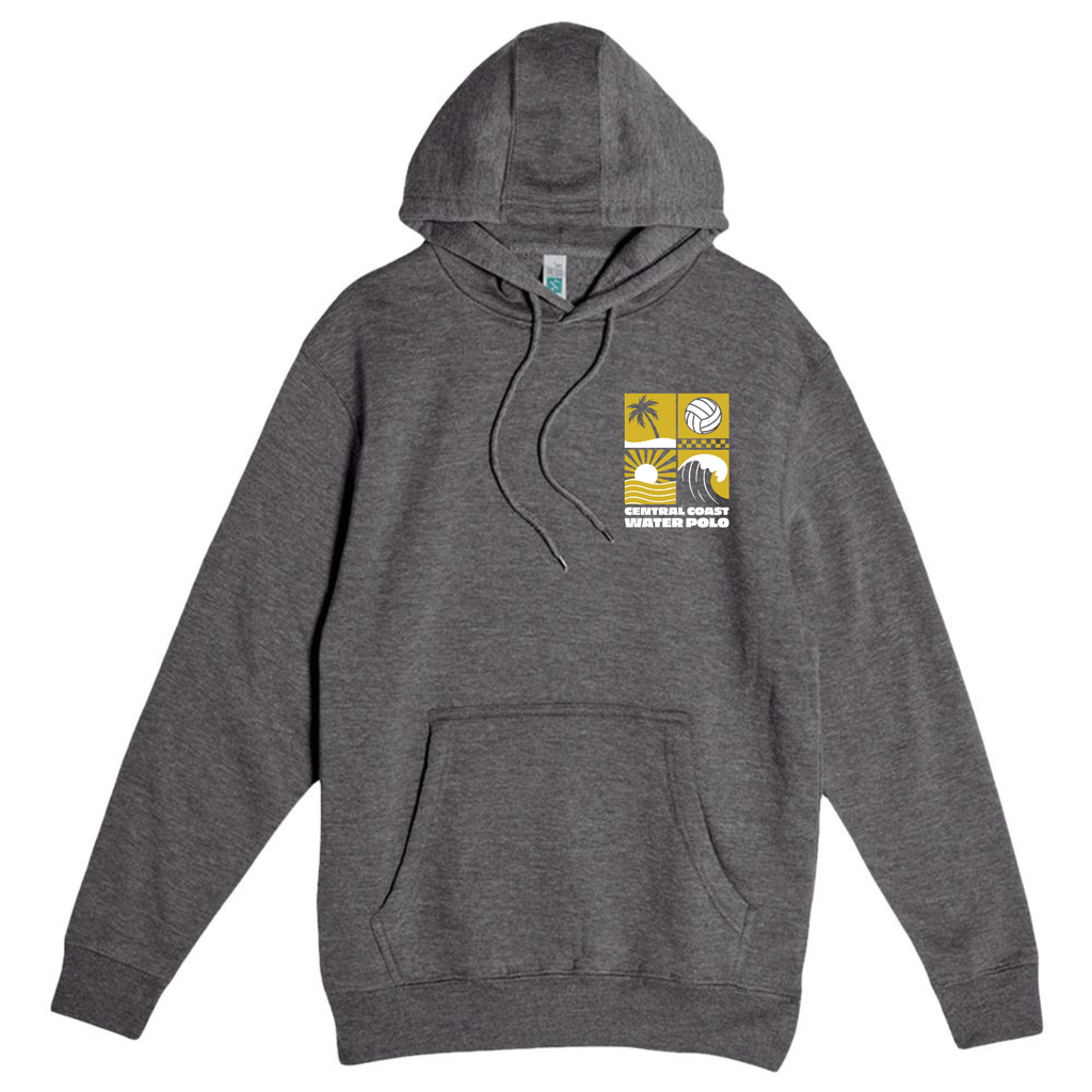 CCWP Four Square Logo Hoodie - Charcoal Grey