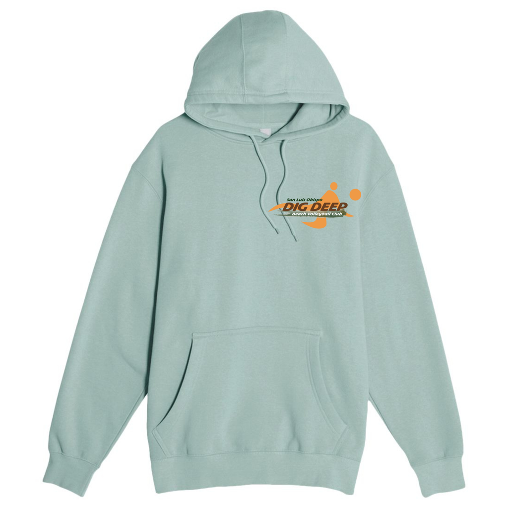 Dig Deep Logo Hoodie - Seafoam