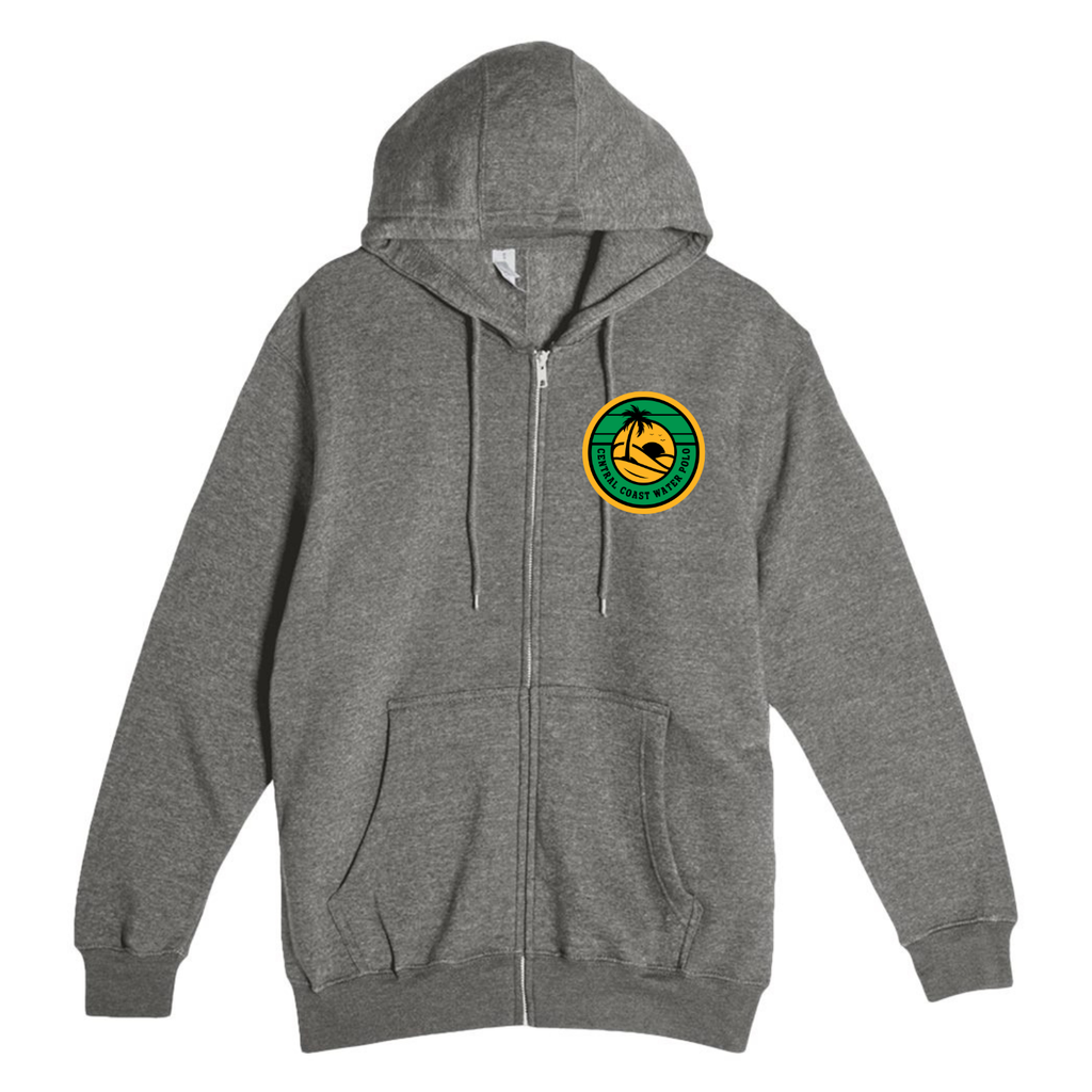 CCWP Circle Logo Zip Up Hoodie - Charcoal