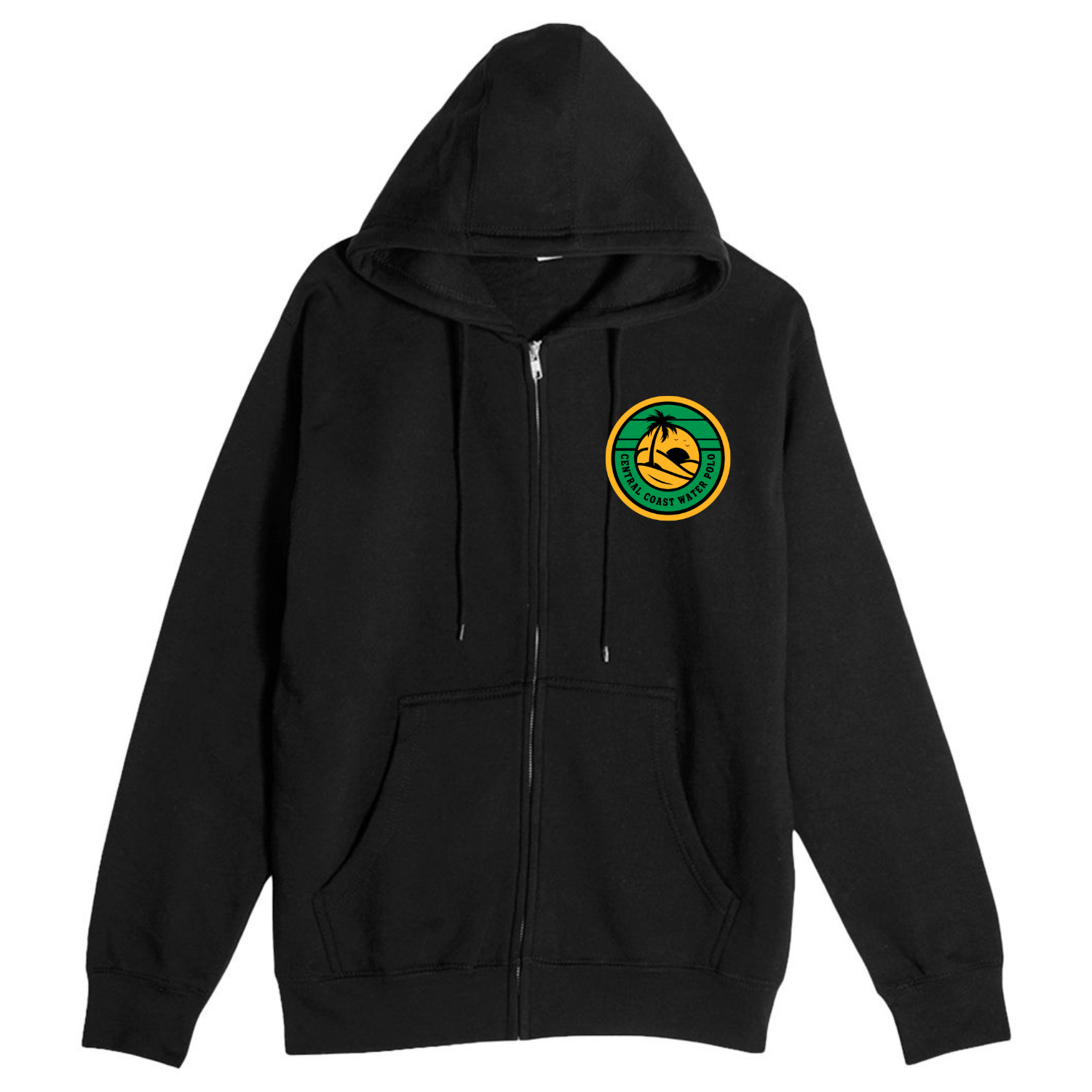 CCWP Circle Logo Zip Up Hoodie - Black