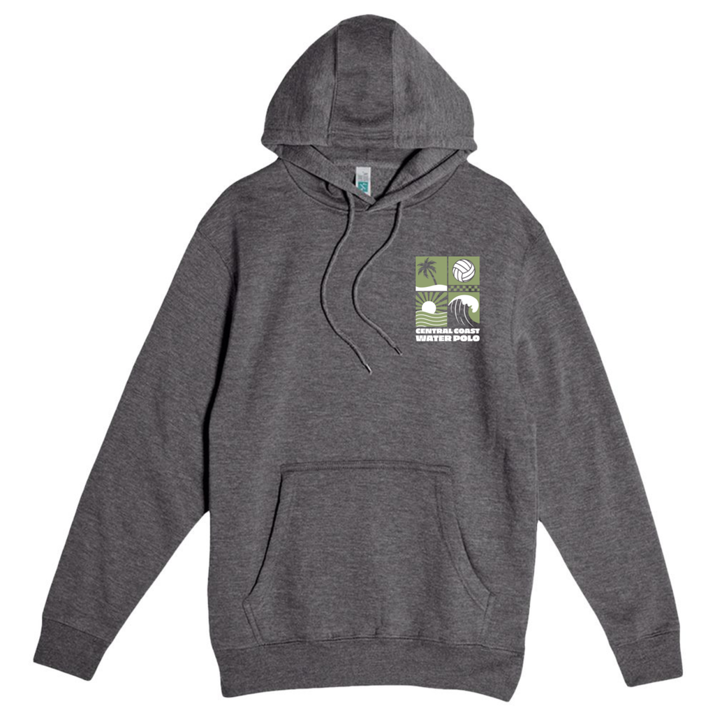 CCWP Four Square Logo Hoodie - Charcoal Heather