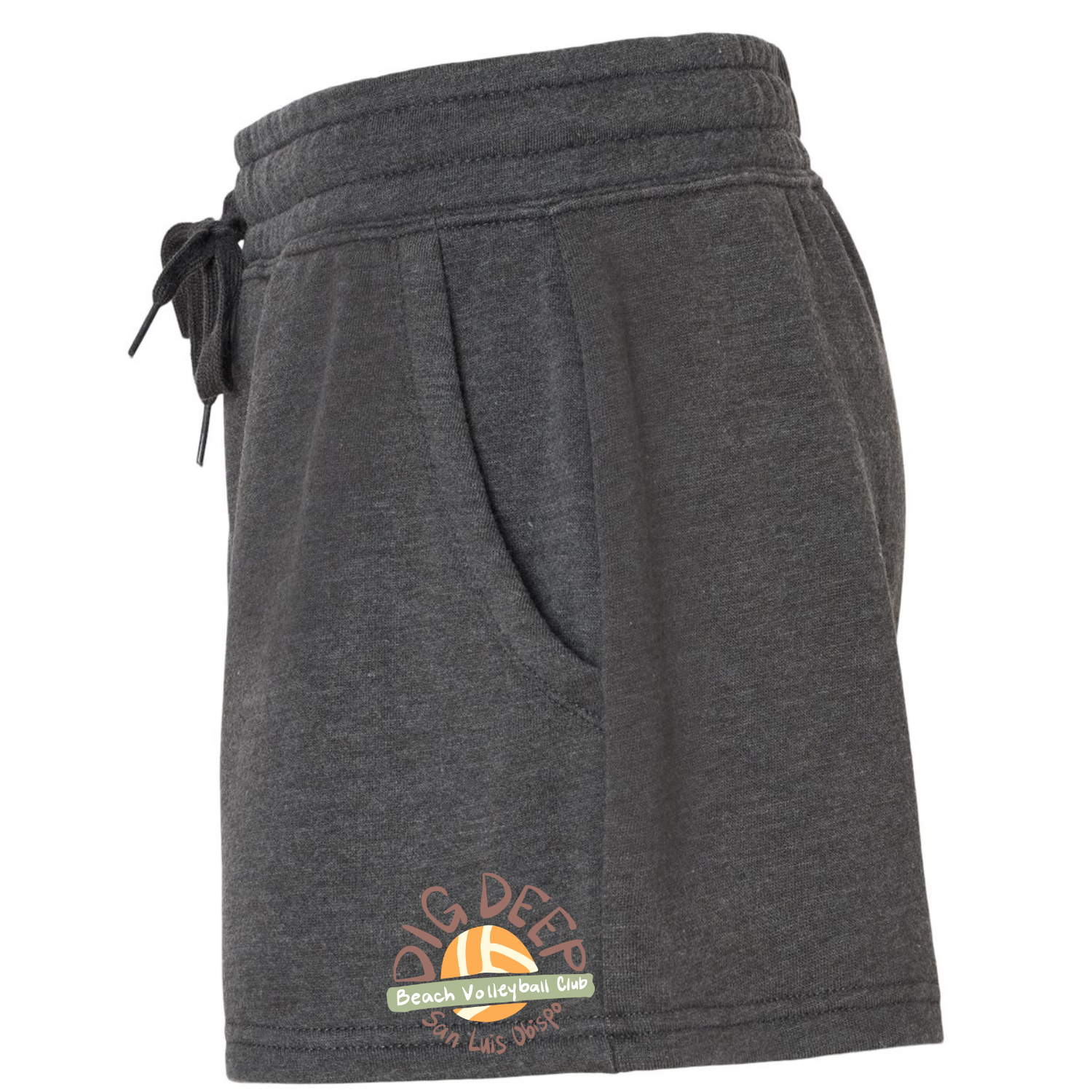Dig Deep Women's Fleece Shorts - Shadow