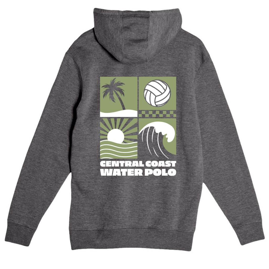 CCWP Four Square Logo Hoodie - Charcoal Heather