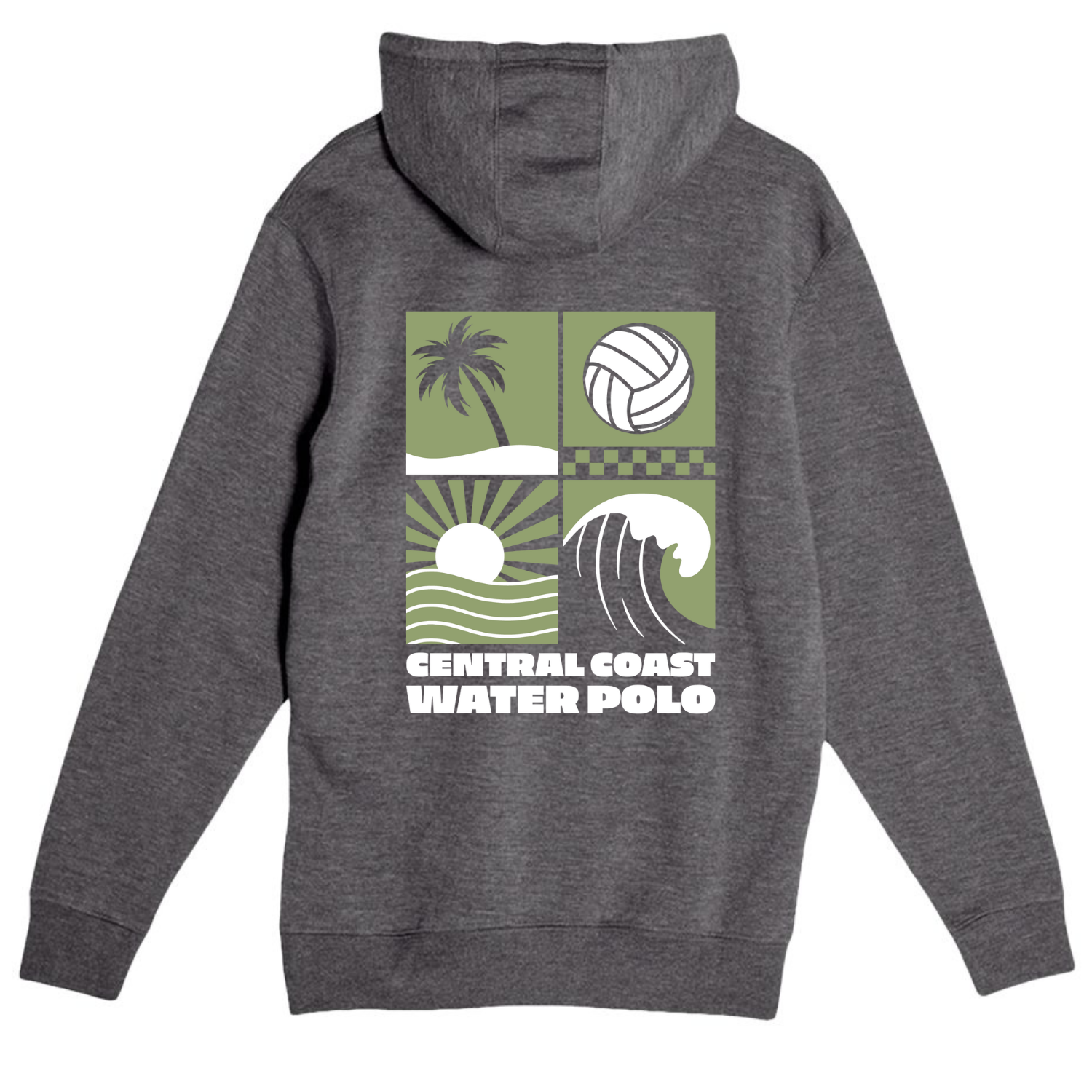CCWP Four Square Logo Hoodie - Charcoal Heather
