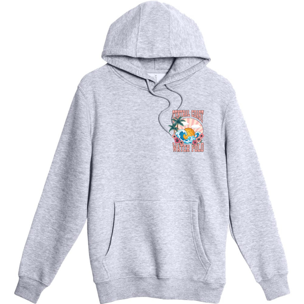 CCWP Hibiscus Logo Hoodie - Heather Grey