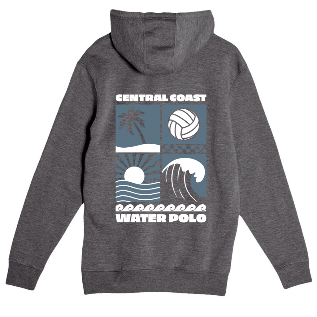 CCWP Four Square Logo Hoodie - Charcoal Grey