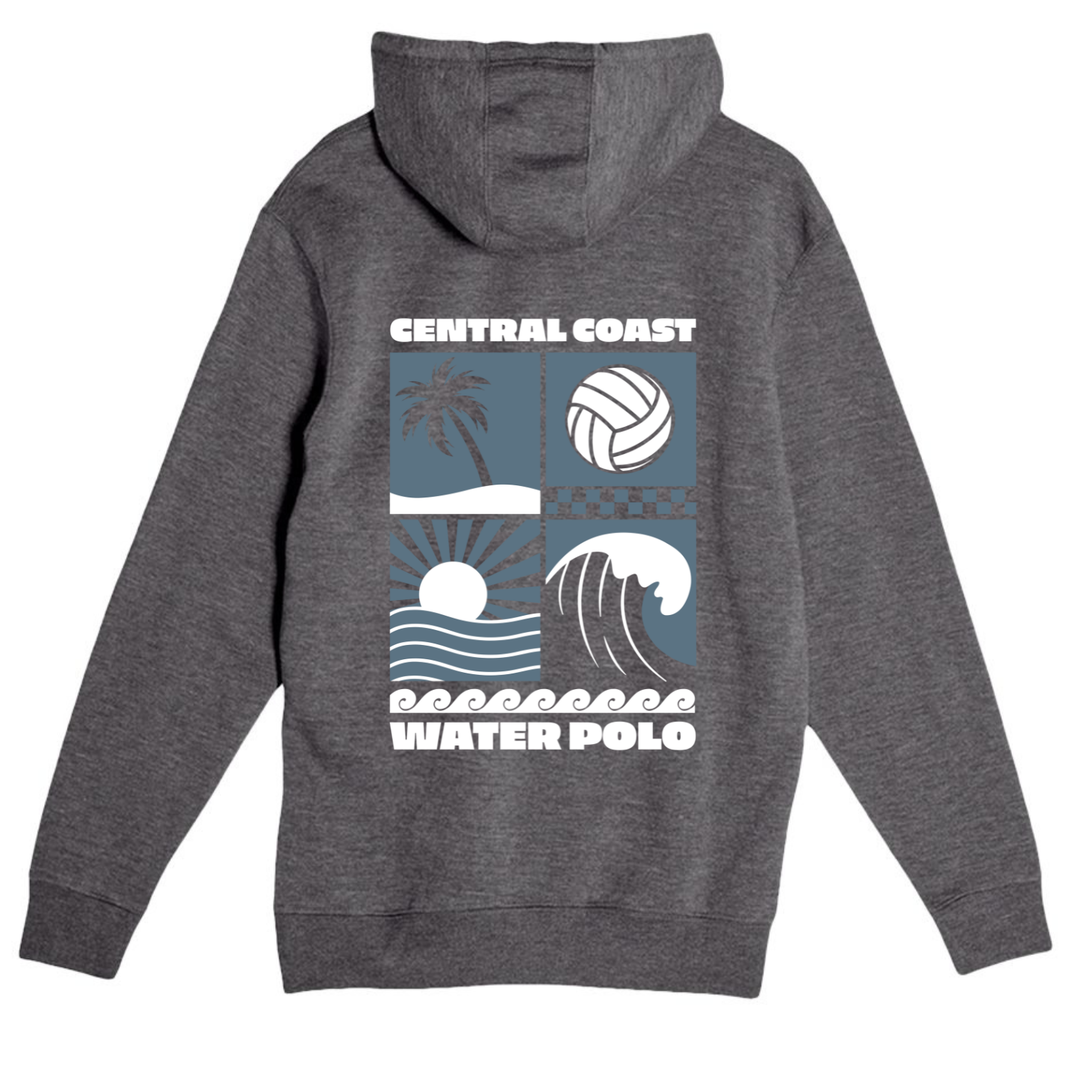 CCWP Four Square Logo Hoodie - Charcoal Grey