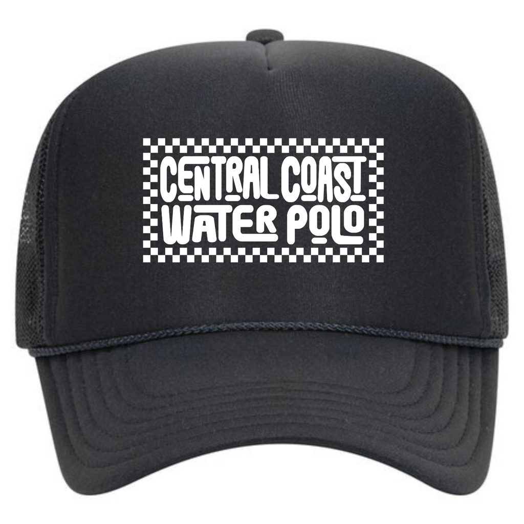 CCWP Checker Logo Foam Trucker - Black