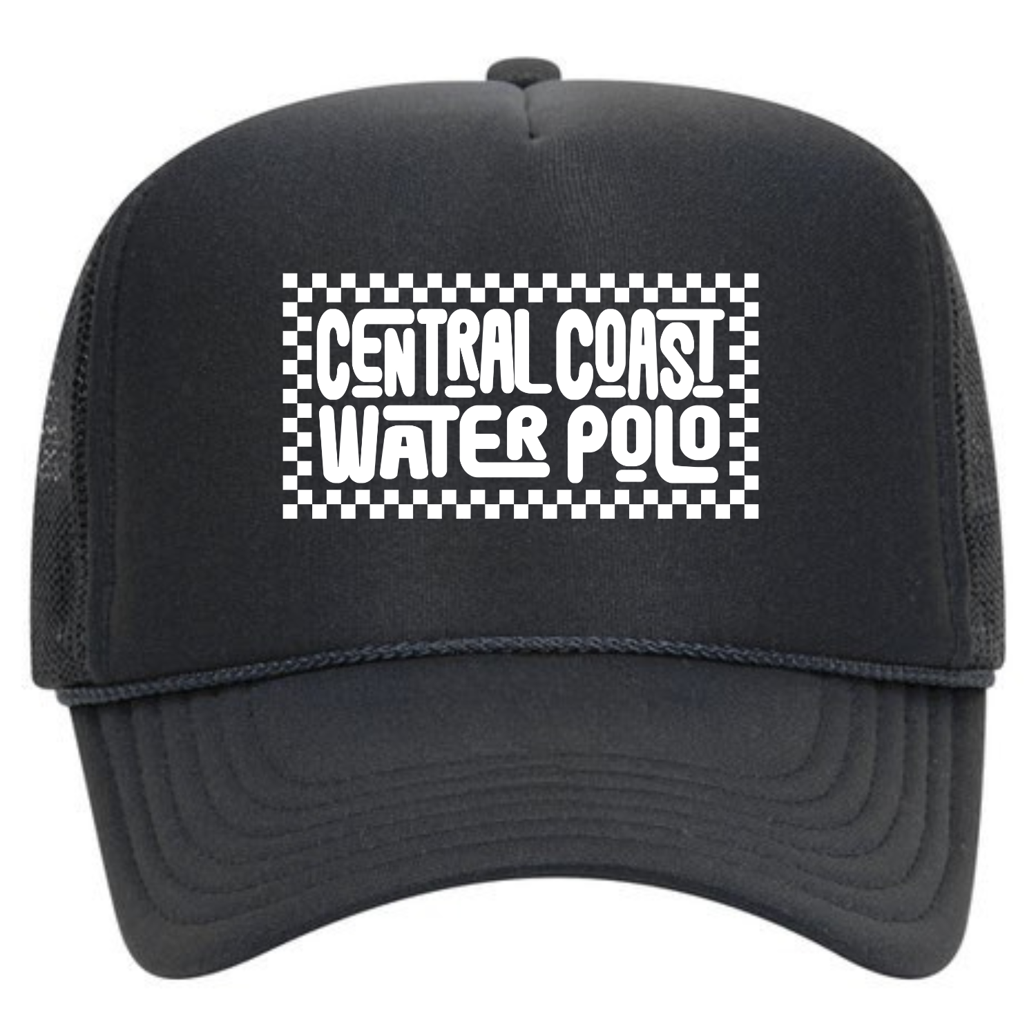 CCWP Checker Logo Foam Trucker - Black
