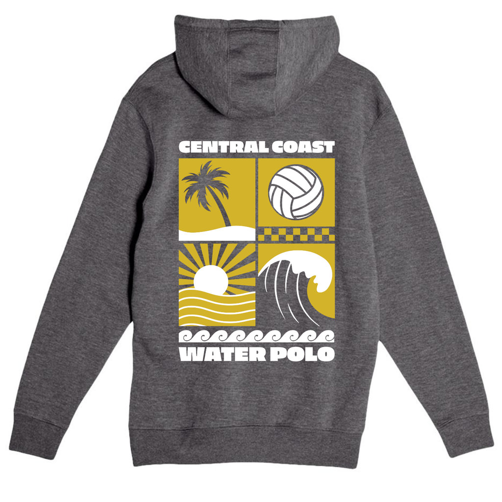 CCWP Four Square Logo Hoodie - Charcoal Grey