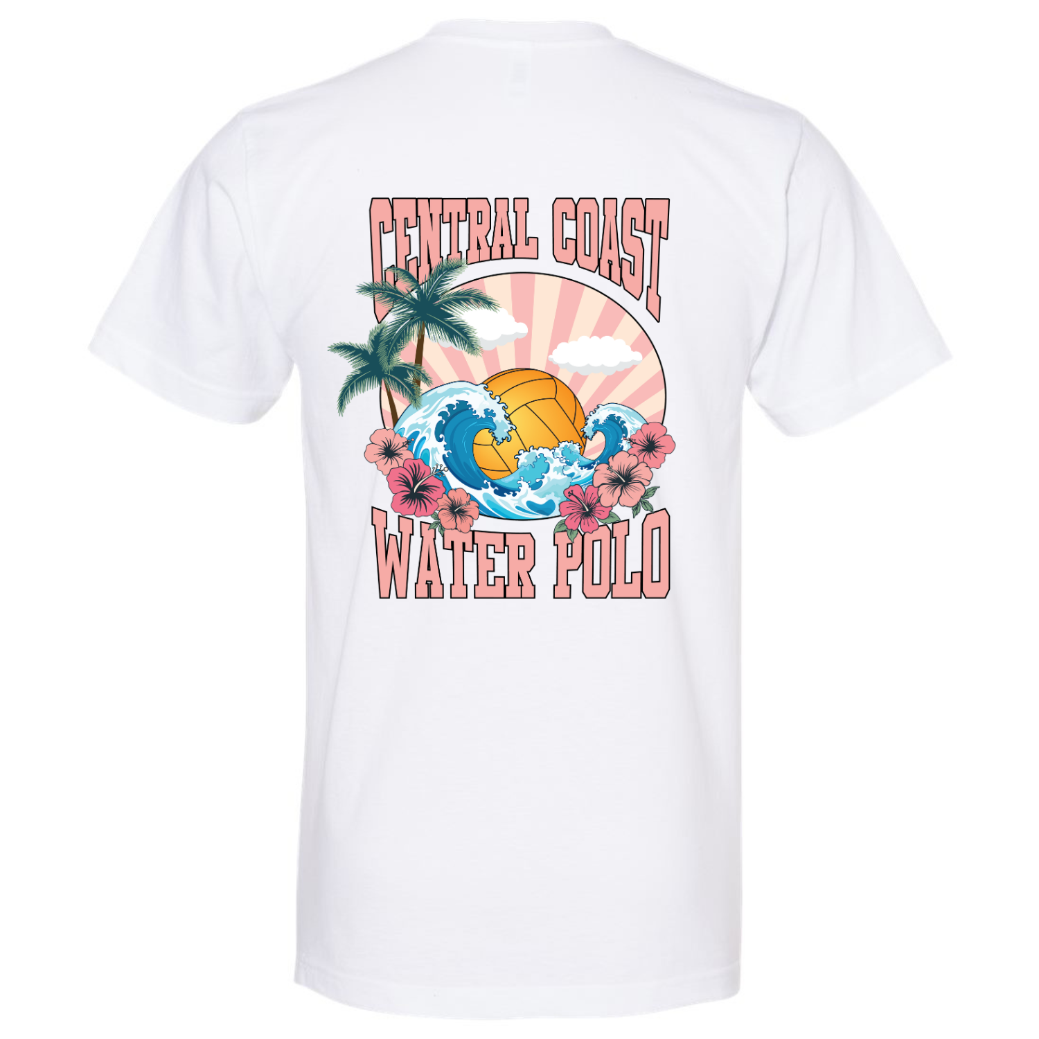 CCWP Hibiscus Logo T-Shirt - White