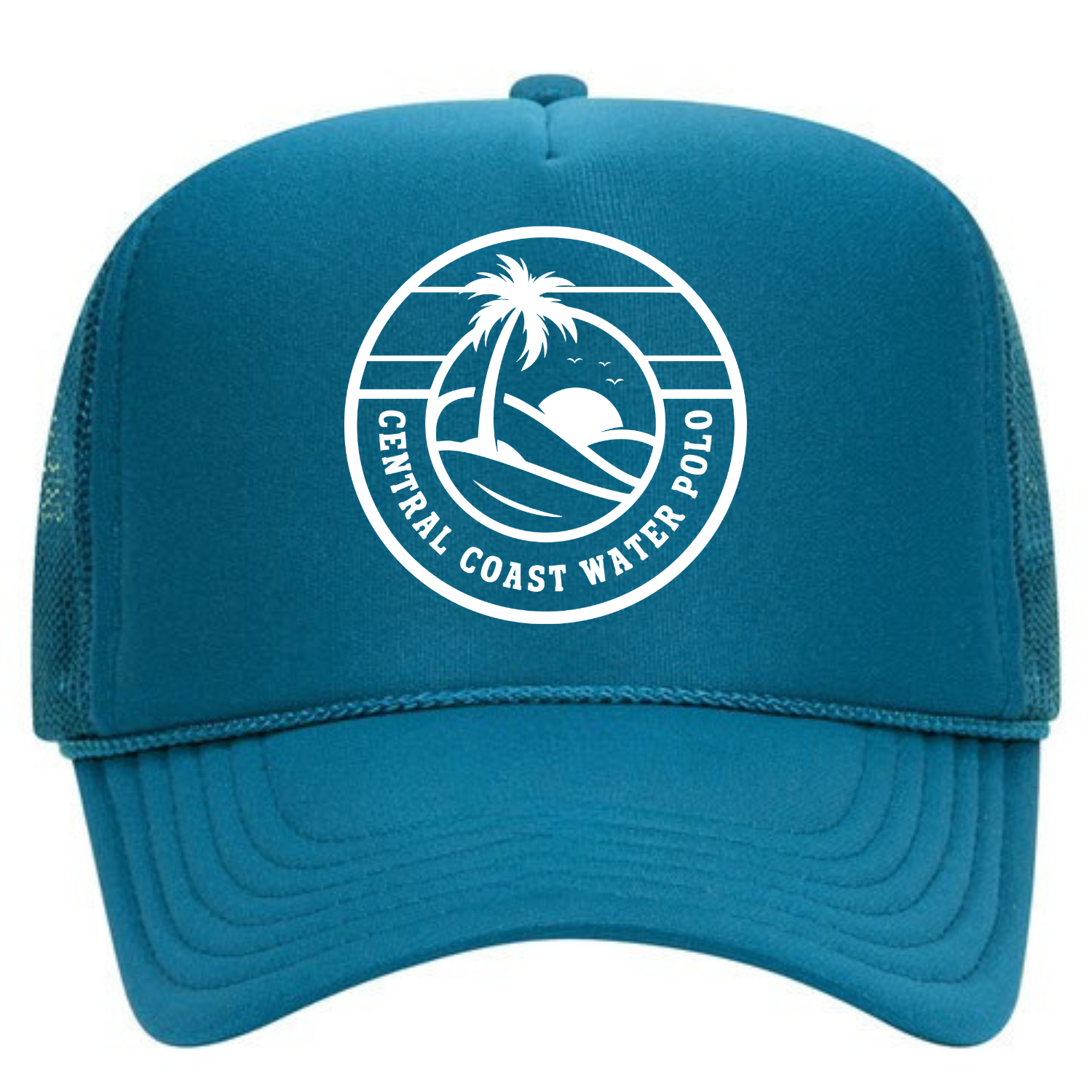 CCWP Circle Logo Foam Trucker - Turquoise