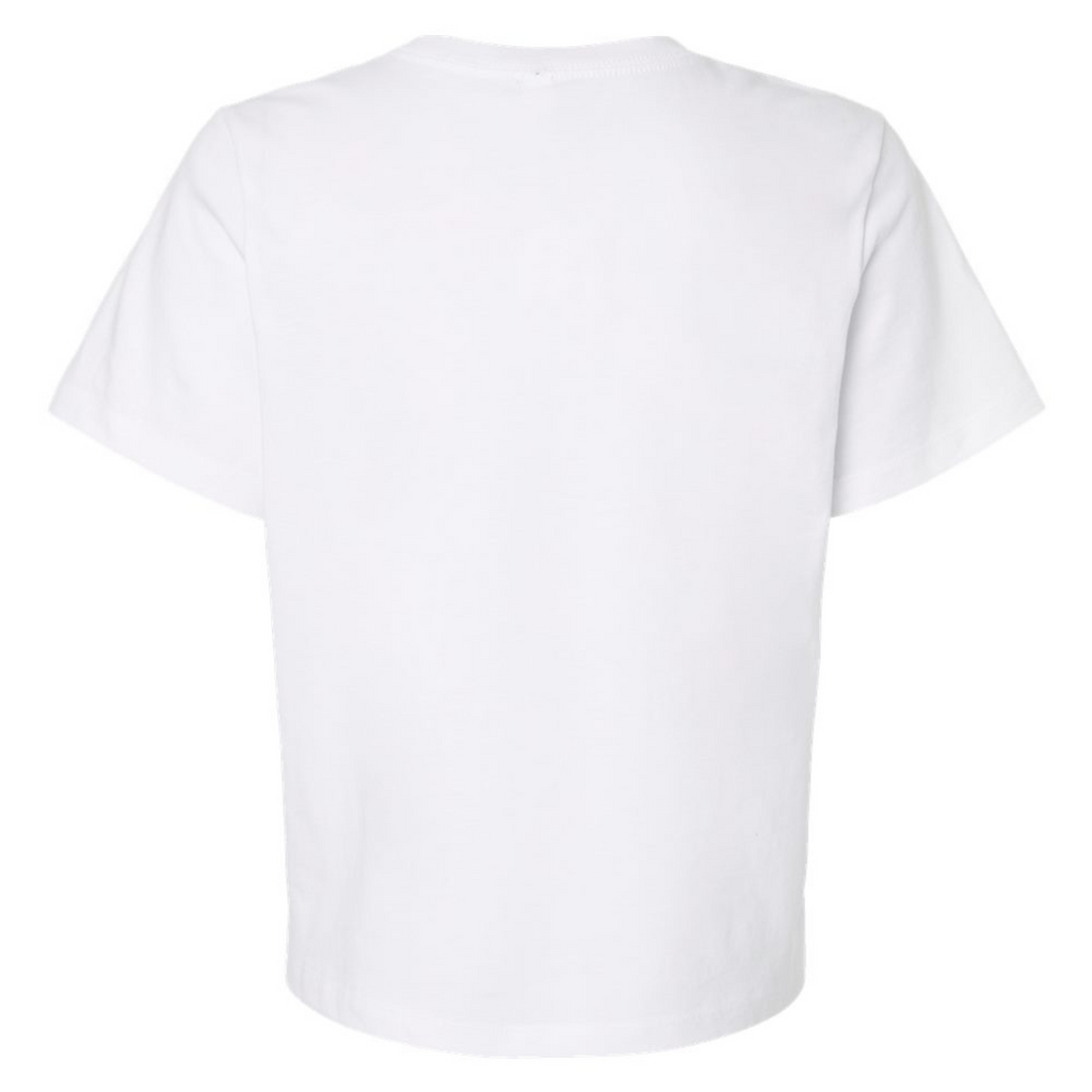 Women's CCWP Hibiscus Logo Bella & Canvas 6 oz Heavyweight Tee - White