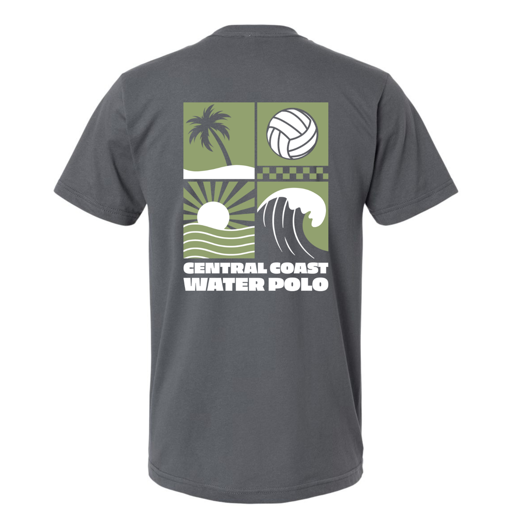 CCWP Four Square Logo T-Shirt - Asphalt