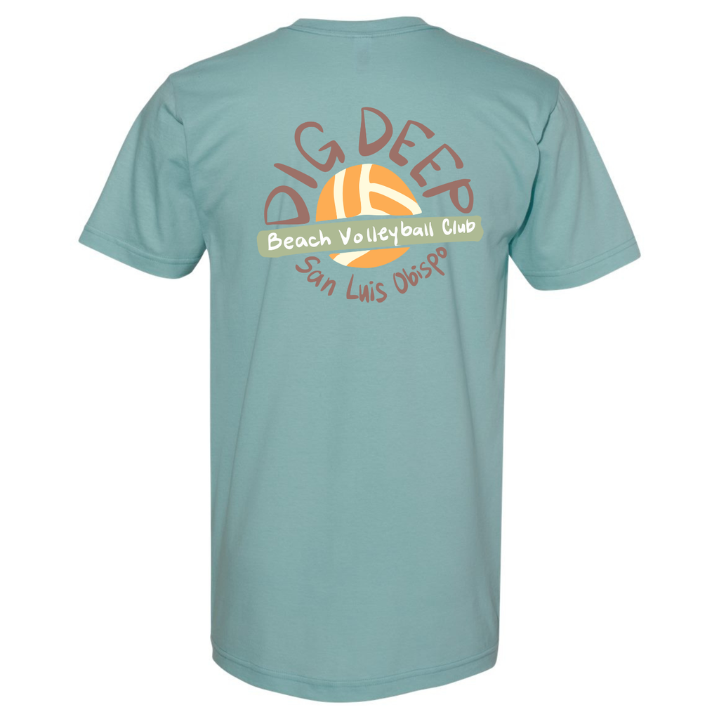 Dig Deep Circle Logo T-Shirt - Arctic