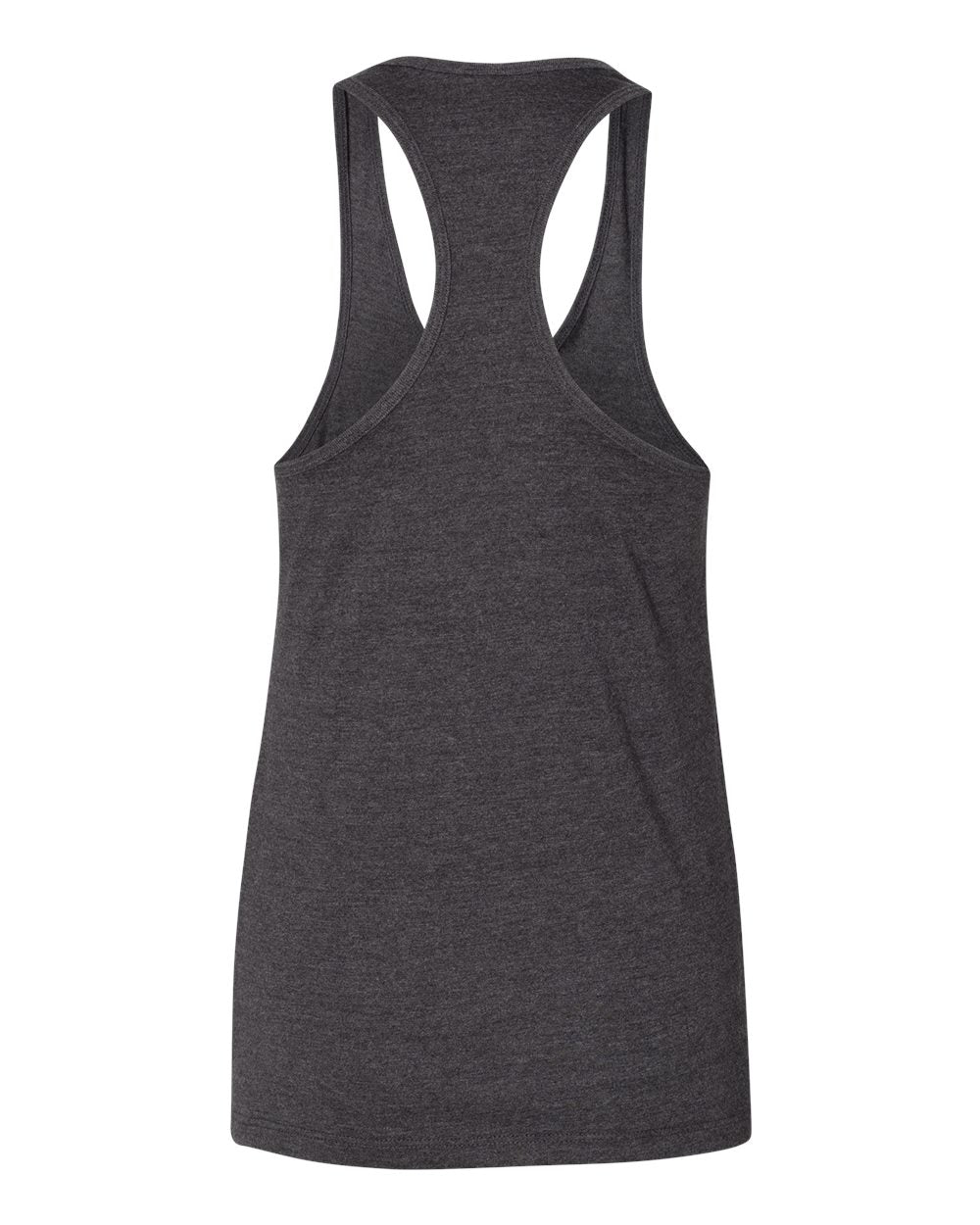 Women's CCWP Hibiscus Logo T-Back Tank - Dark Grey Heather