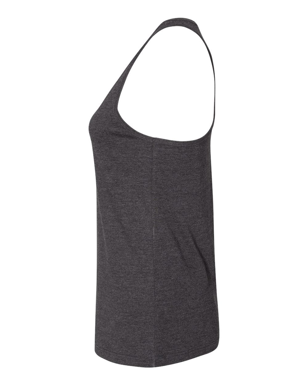 Women's CCWP Hibiscus Logo T-Back Tank - Dark Grey Heather